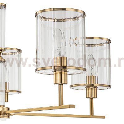 Светильник на штанге Indigo 13022/5R Brass DANTE