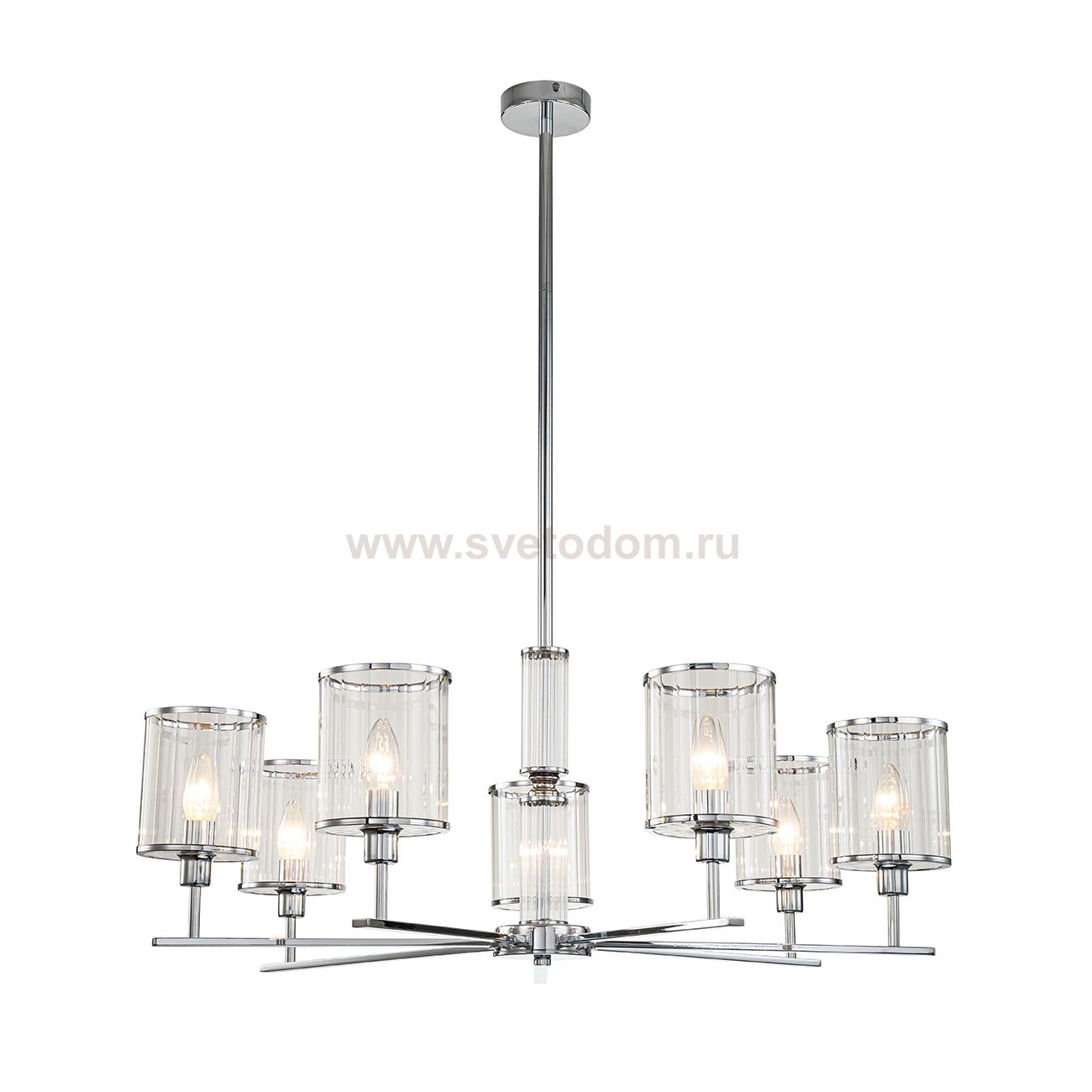 Светильник на штанге Indigo 13022/7R Chrome DANTE