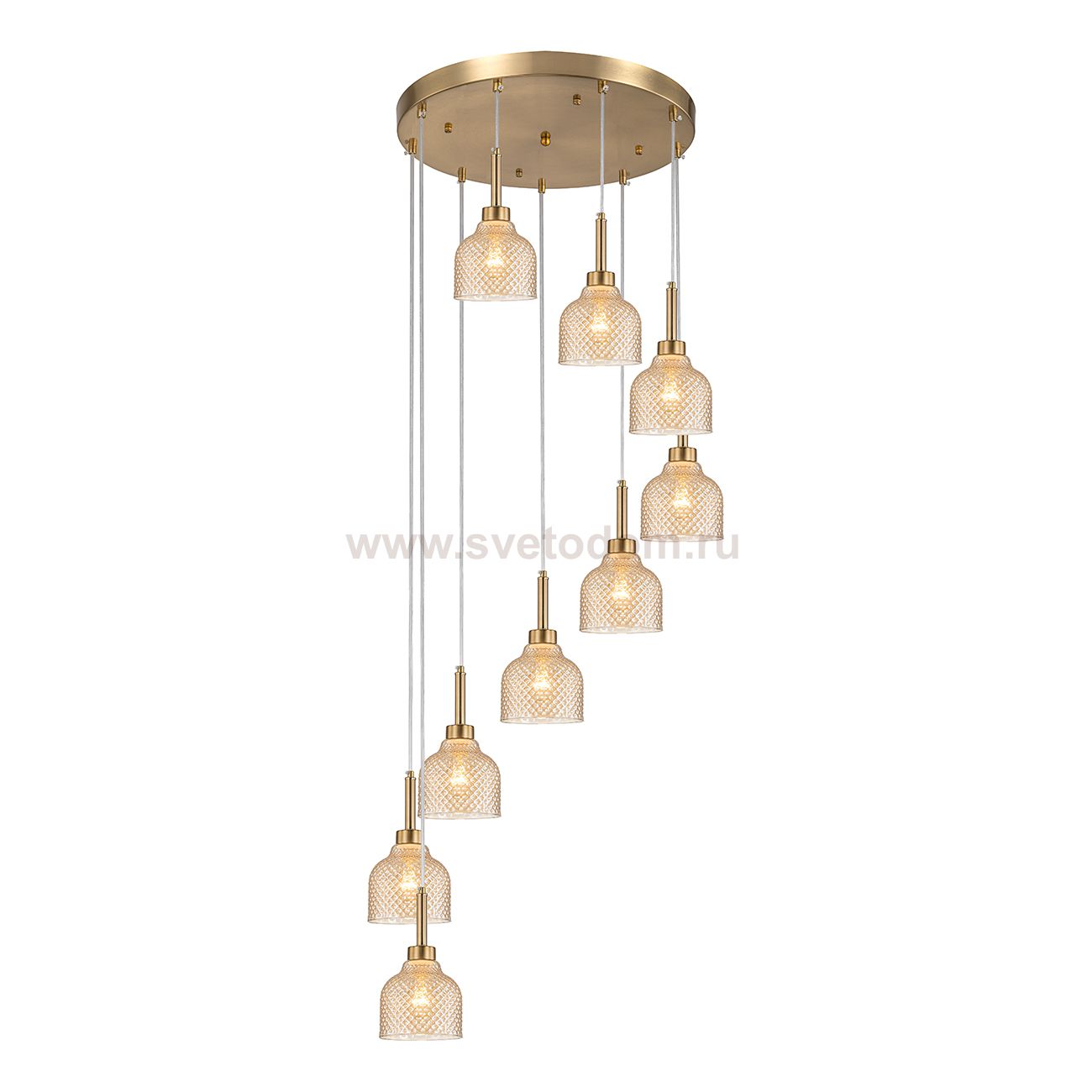 Подвесной светильник Indigo 11039/9P Amber CARAMELLA