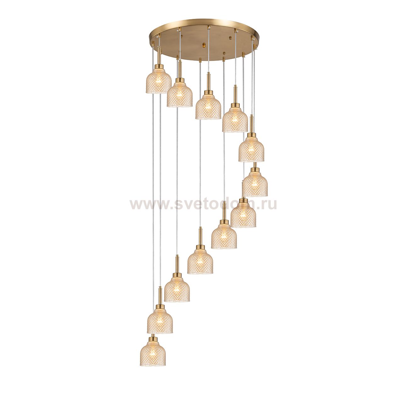 Подвесной светильник Indigo 11039/12P Amber CARAMELLA