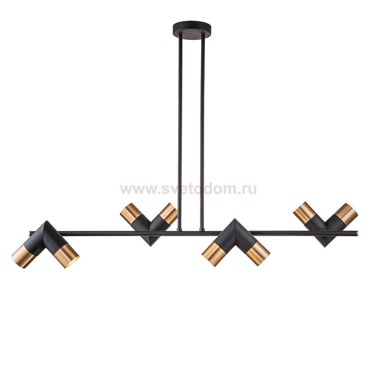 Подвесной светильник Indigo 11036/8R Black DOPPIO