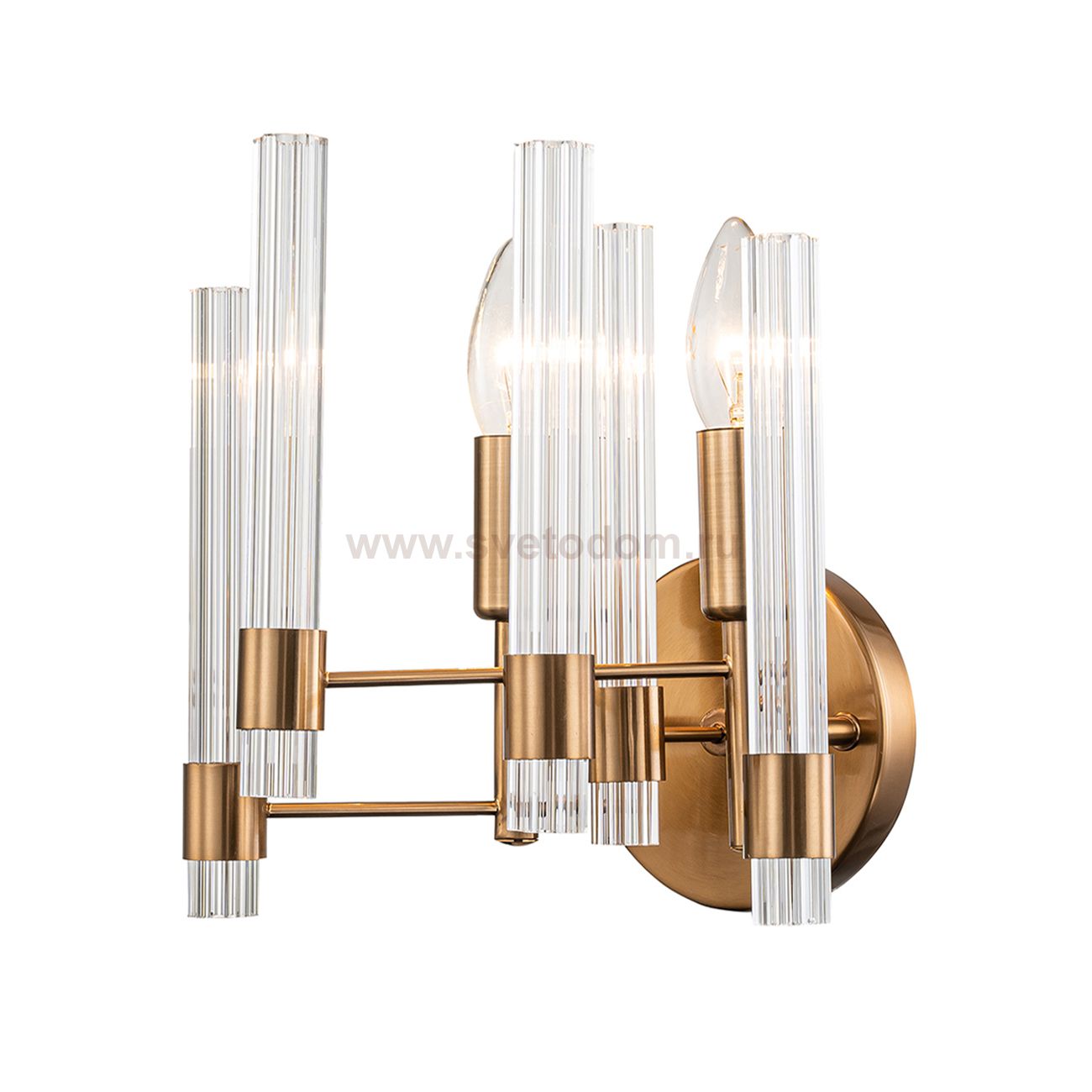 Настенный светильник Indigo 11040/2W Brass FAVARA