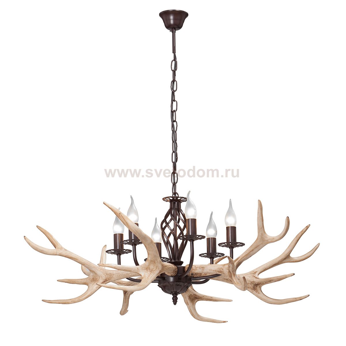 Люстра в виде рогов Vitaluce V1491-7/6