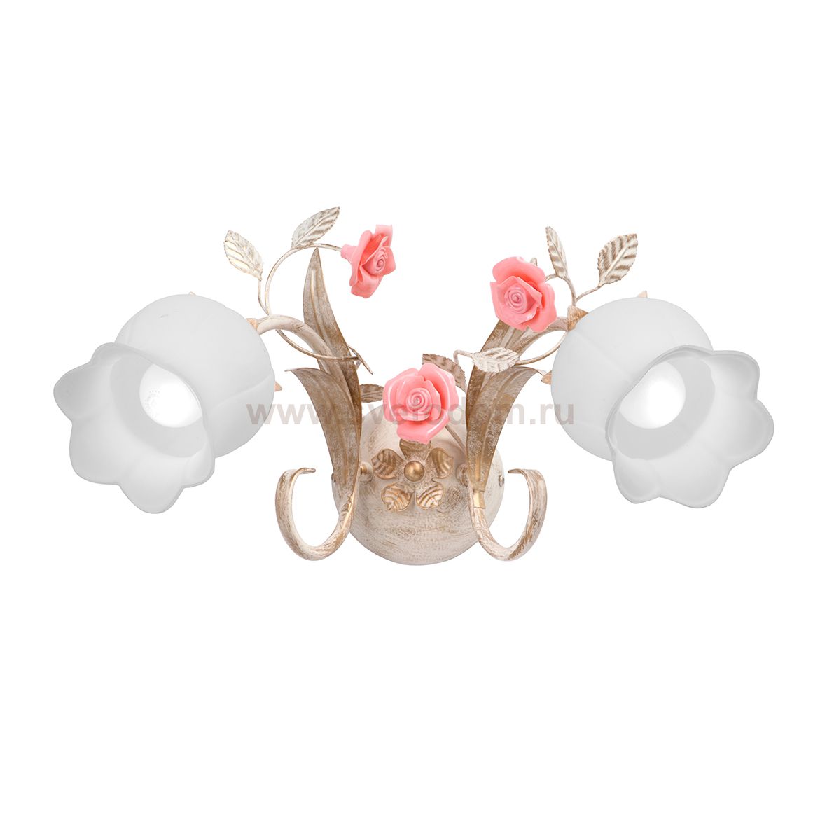 Светильник настенный с цветами Vitaluce V1685-0/2A