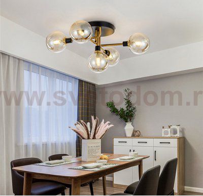 Потолочная люстра Moderli V2060-5C Smolly 5*G9*3*5W