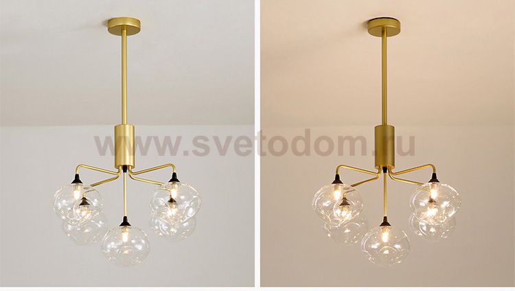 Подвесная люстра Moderli V2191-P Santa 5*G9*60W