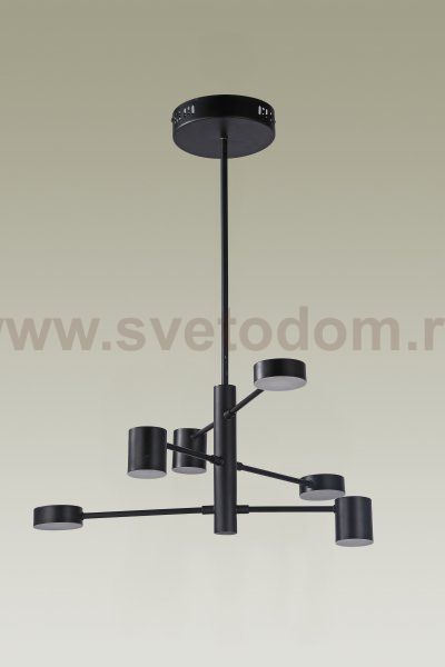 Люстра на штанге Moderli V2740-6CL Lewes 6*LED*5W