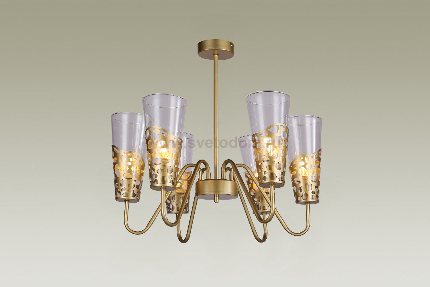 Люстра на штанге Moderli V2824-6C Natali 6*E14*40W