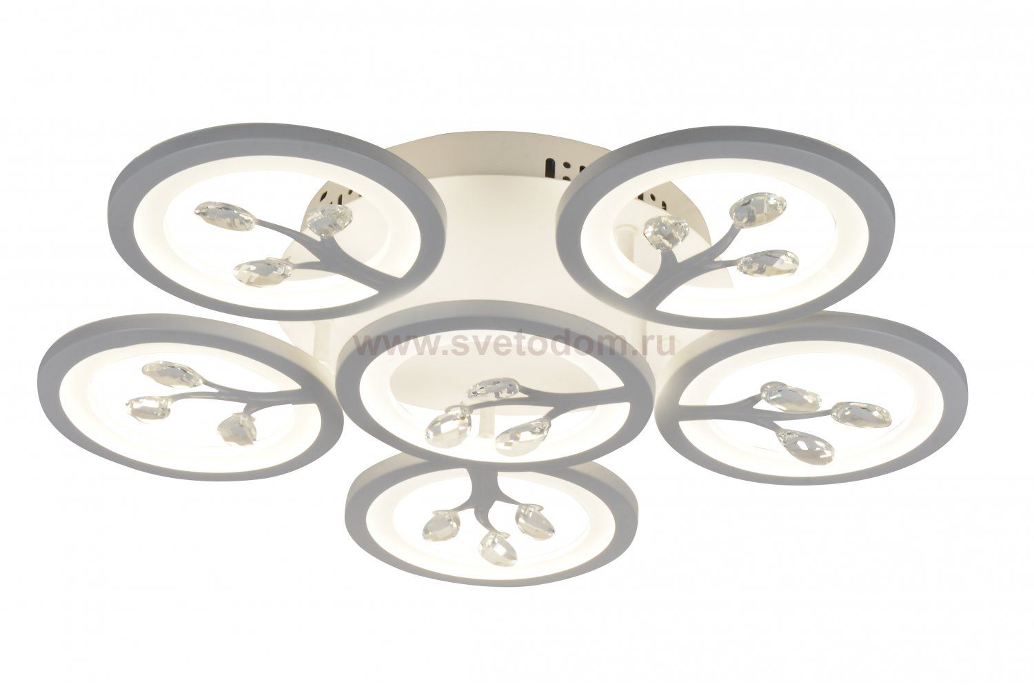 Светодиодная потолочная люстра с пультом Moderli V2860-CL Rondi LED 132W