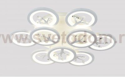 Светодиодная потолочная люстра с пультом Moderli V2861-CL Rondi LED 198W