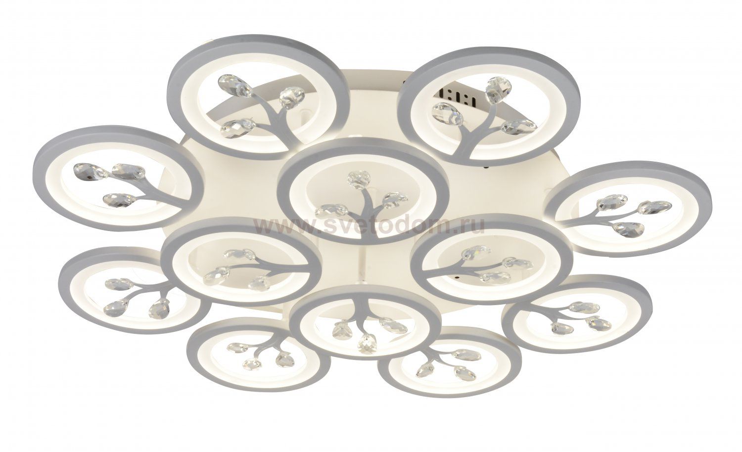 Светодиодная потолочная люстра с пультом Moderli V2862-CL Rondi LED 264W
