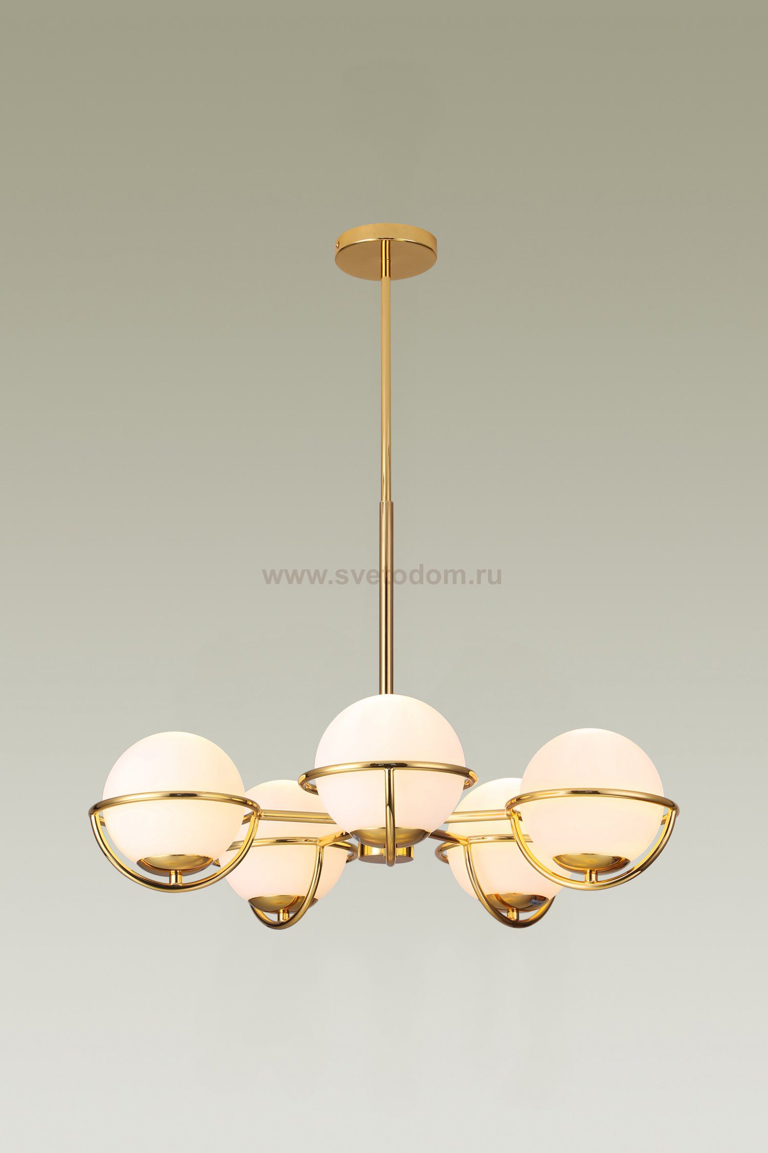 Люстра на штанге Moderli V2900-5C Diana 5*E14*5W