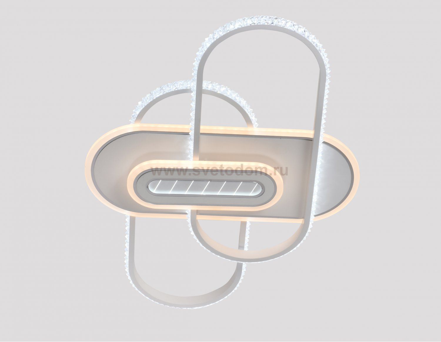 Светодиодный потолочный светильник с пультом Moderli V2920-WCL Abel LED 152W