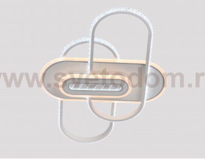 Светодиодный потолочный светильник с пультом Moderli V2920-WCL Abel LED 152W