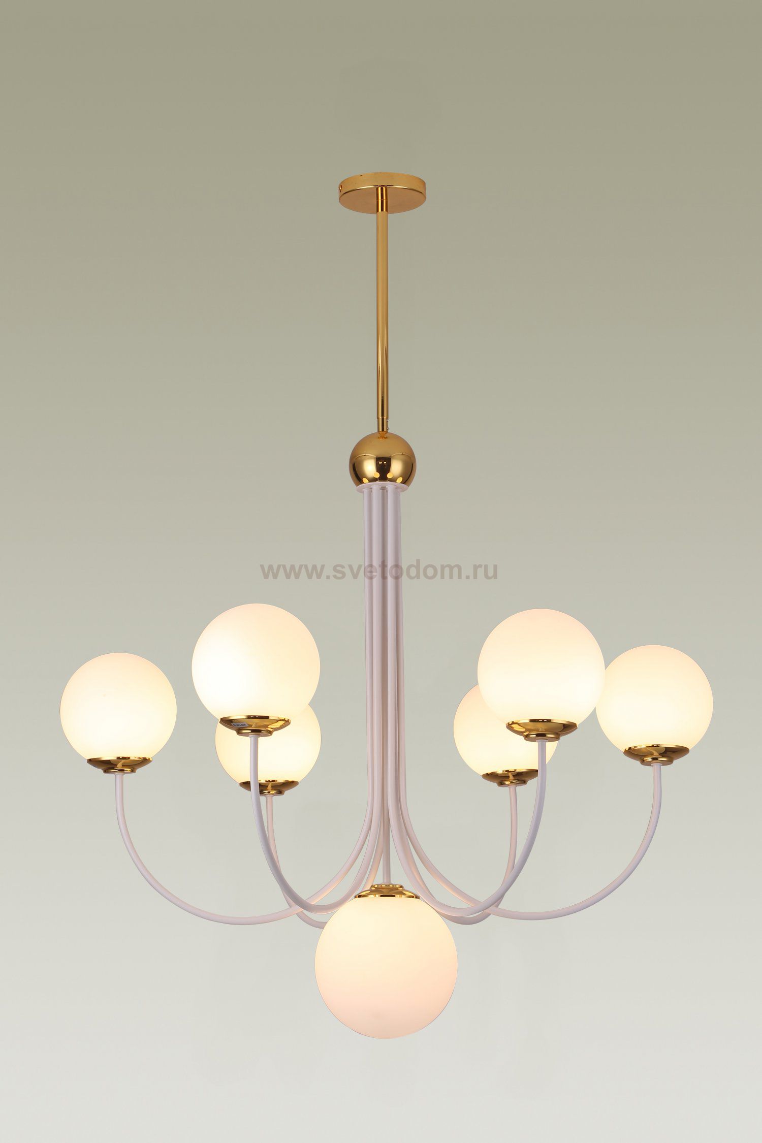 Люстра на штанге Moderli V3002-7C Svetlana 7*G9*3W