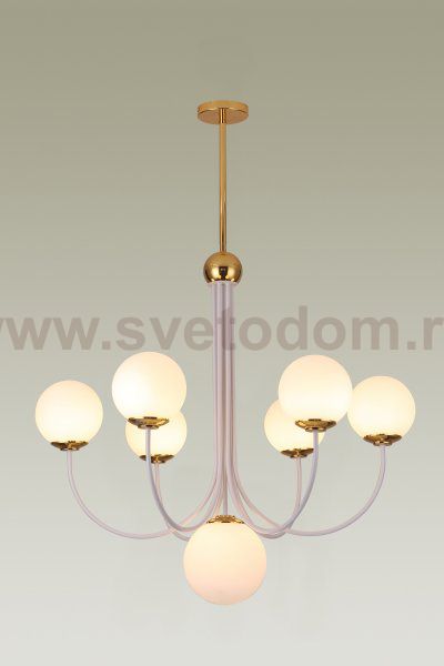 Люстра на штанге Moderli V3002-7C Svetlana 7*G9*3W