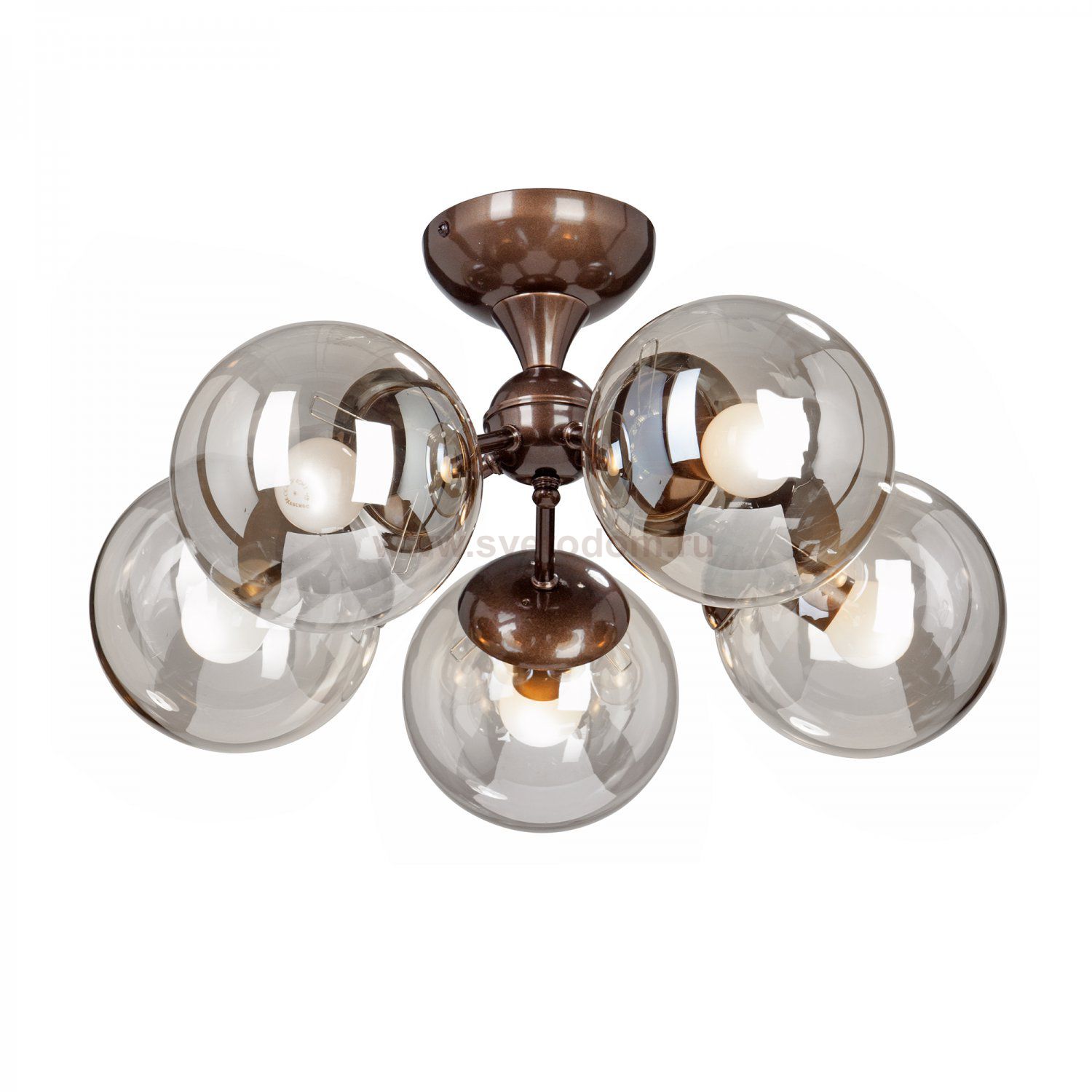 Люстра Vitaluce V3954-7/5PL, 5хЕ14 макс. 40Вт