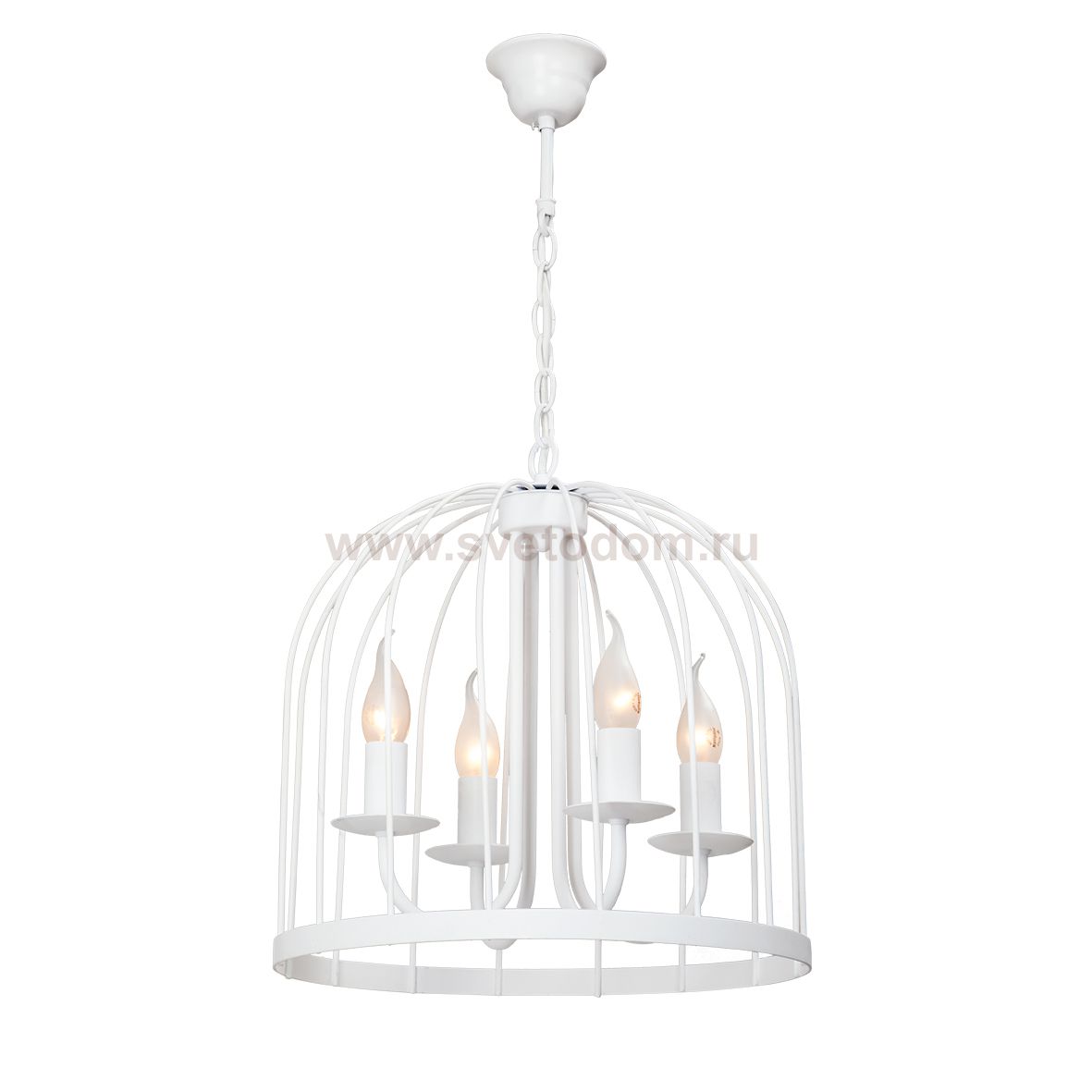 Люстра клетка белая Vitaluce V4086/4