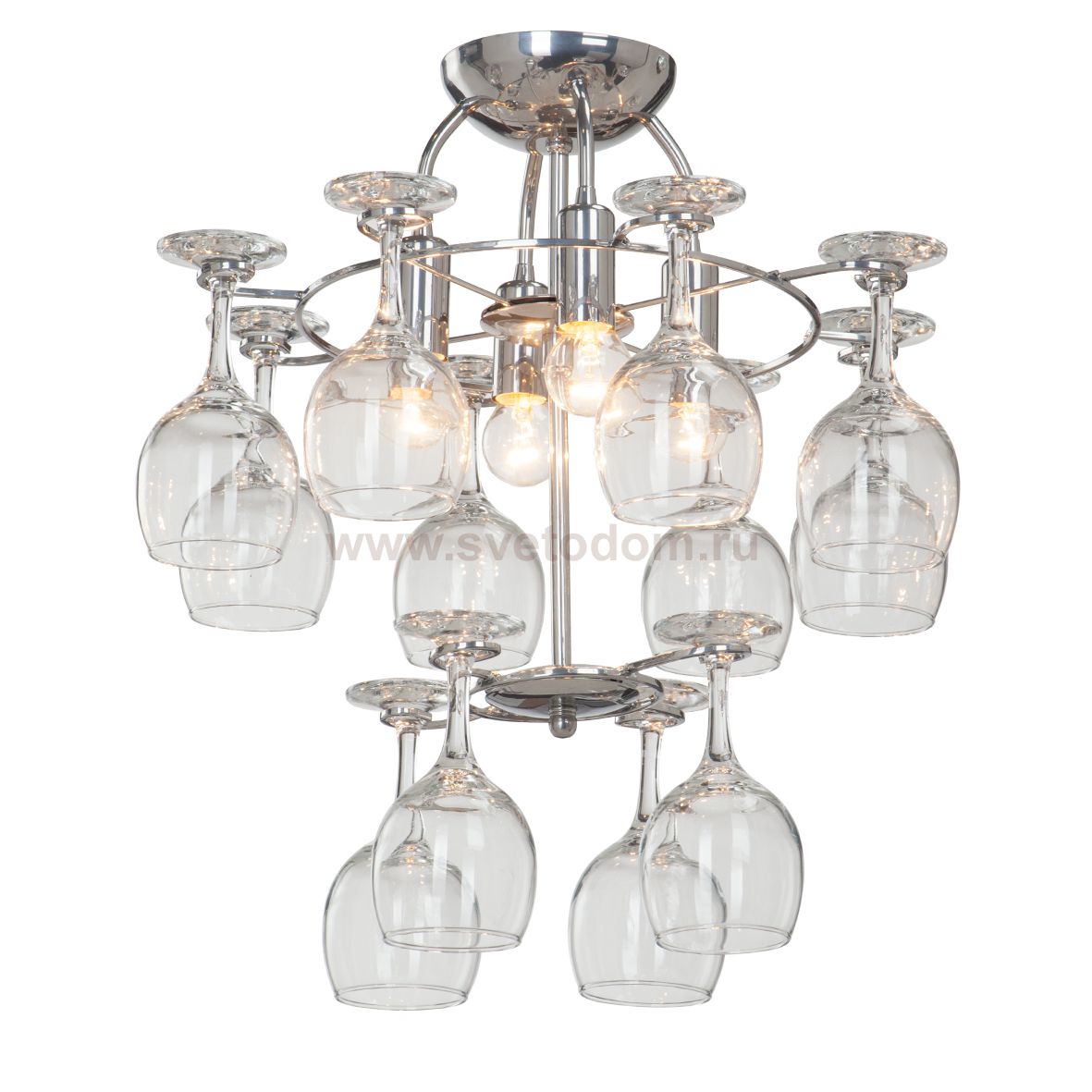 Люстра с бокалами Vitaluce V4204/4PL