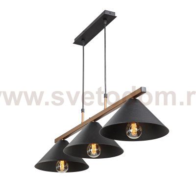 Люстра с металлическими плафонами Vitaluce V4783-1/3S Loft