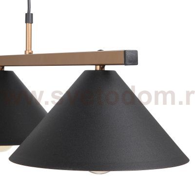 Люстра с металлическими плафонами Vitaluce V4783-1/3S Loft