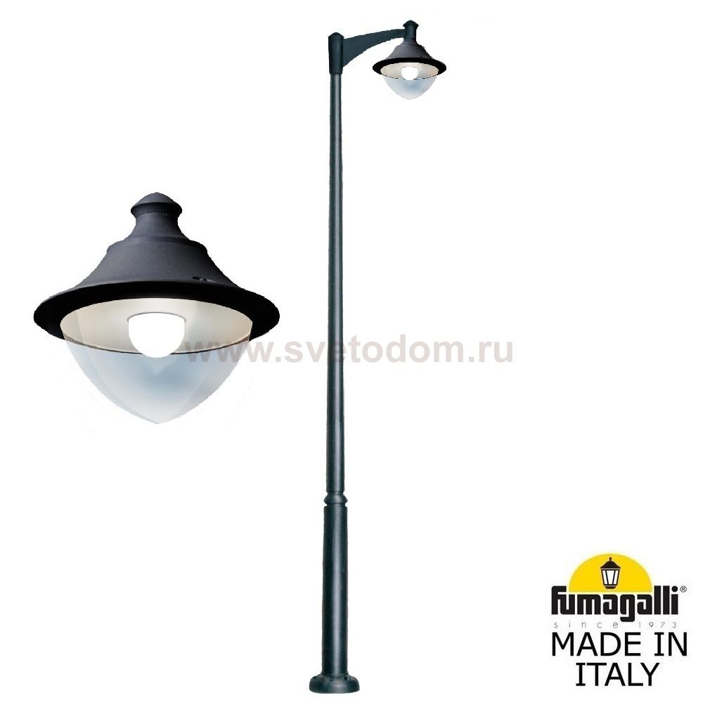 Парковый фонарь  FUMAGALLI EKTOR 4000/MIDIPILAR/VIVI 1L LED-HIP V50.372.A10.AXH27