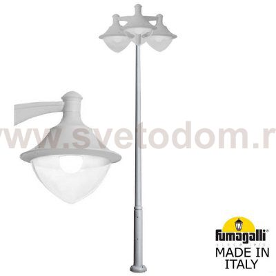 Парковый фонарь  FUMAGALLI EKTOR 4000/MIDIPILAR/VIVI 3L LED-HIP V50.372.A30.LXH27