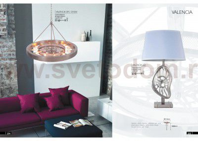 Светильник подвесной VALENCIA SP12 D1000 (3290/212) Crystal lux
