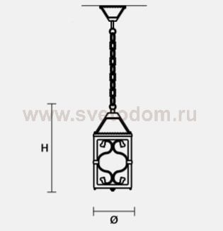 Подвесной светильник Masiero OTTOCENTO VE 1064 S4