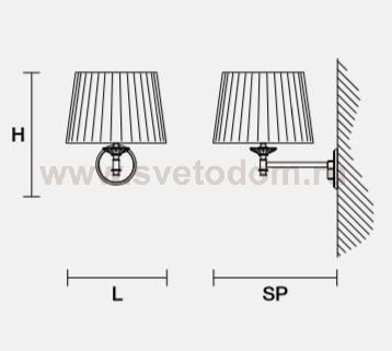 Настенный светильник Masiero OTTOCENTO VE 1090 A1