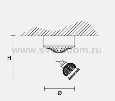 Настенный светильник Masiero OTTOCENTO VE 1100 APL1b LED