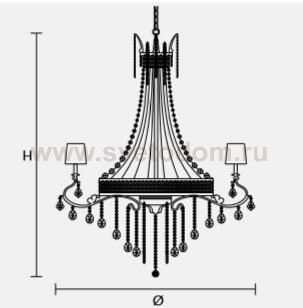 Подвесной светильник Masiero OTTOCENTO VE 800 10+5+5