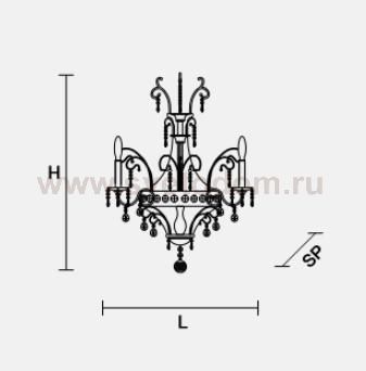 Настенный светильник Masiero OTTOCENTO VE 802 A3