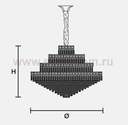 Подвесной светильник Masiero OTTOCENTO VE 807 30