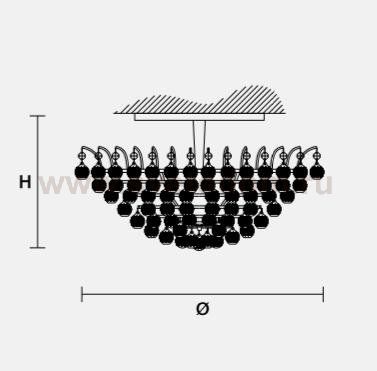 Потолочный светильник Masiero OTTOCENTO VE 808 PL8+4