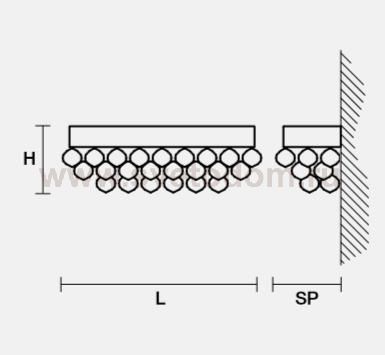 Настенный светильник Masiero OTTOCENTO VE 809 A RGB