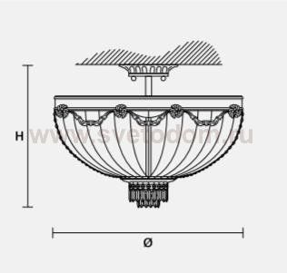 Потолочный светильник Masiero OTTOCENTO VE 818 PL12+8