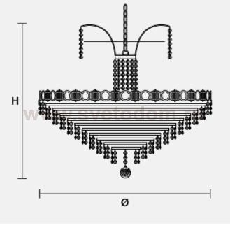 Подвесной светильник Masiero OTTOCENTO VE 828 15