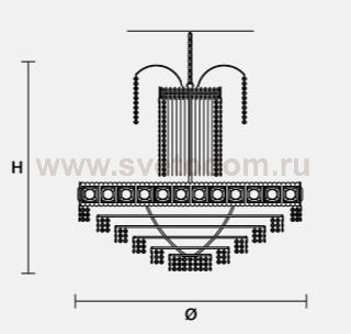 Подвесной светильник Masiero OTTOCENTO VE 830 13