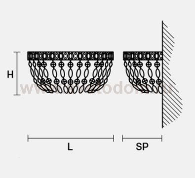 Настенный светильник Masiero OTTOCENTO VE 839 A2