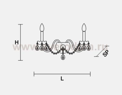 Настенный светильник Masiero OTTOCENTO VE 878 A2