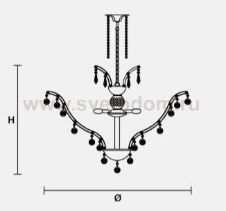 Подвесной светильник Masiero OTTOCENTO VE 920 12