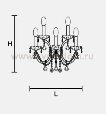 Настенный светильник Masiero OTTOCENTO VE 942 A5