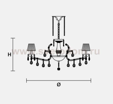 Подвесной светильник Masiero OTTOCENTO VE 960 8
