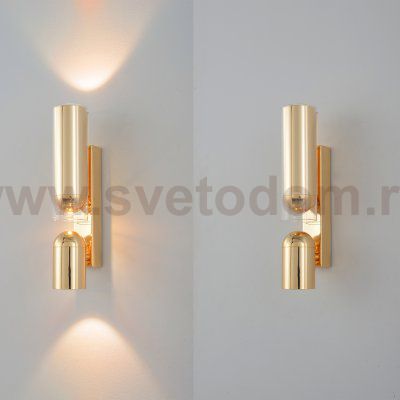 Светильник настенный бра Crystallux VENTO AP15W LED GOLD VENTO