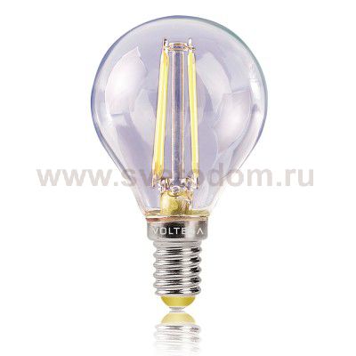 Лампа светодиодная шар 4W Е14 2800К VG1-G1E14warm4W-F