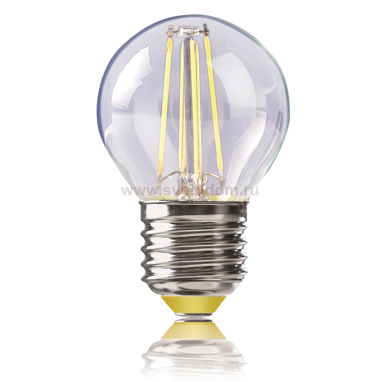 Лампа светодиодная шар 4W Е27 2800К VG1-G1E27warm4W-F