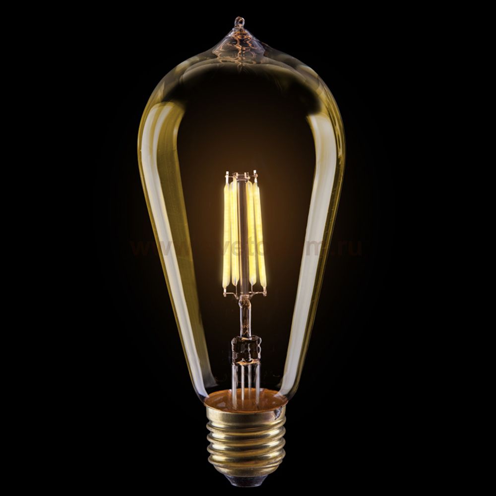 Светодиодная лампа лофт GOLD ST64 4W Е27 2800К VG10-ST64Gwarm4W