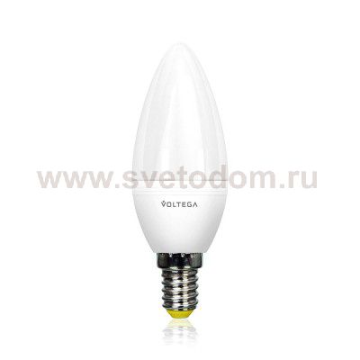 Лампочка светодиодная VG2-C2E14cold6W-D Voltega