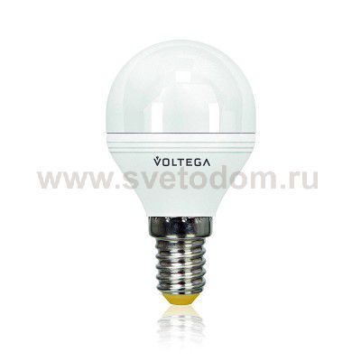 Лампочка светодиодная VG2-G2E14cold6W-D Voltega (5494)